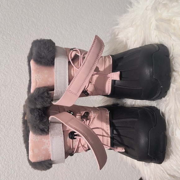 Women Winter Boots Water Proof Anti Slip Warm Adjustable Rubber Sole NEW - Picture 12 of 15